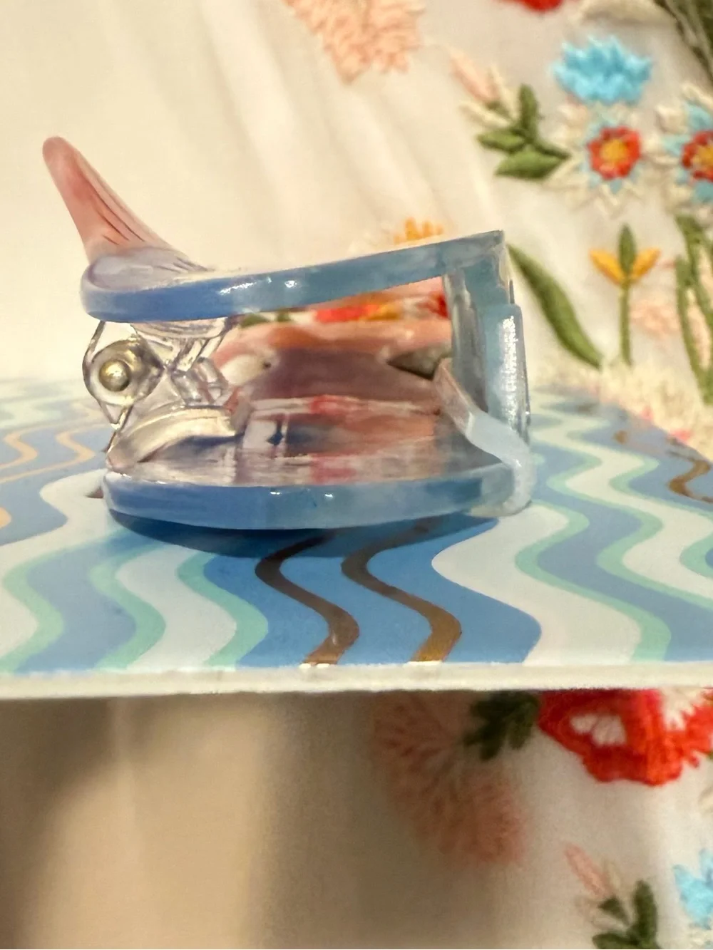 Piper•K Blue and Pink Fish Hair Claw Clip